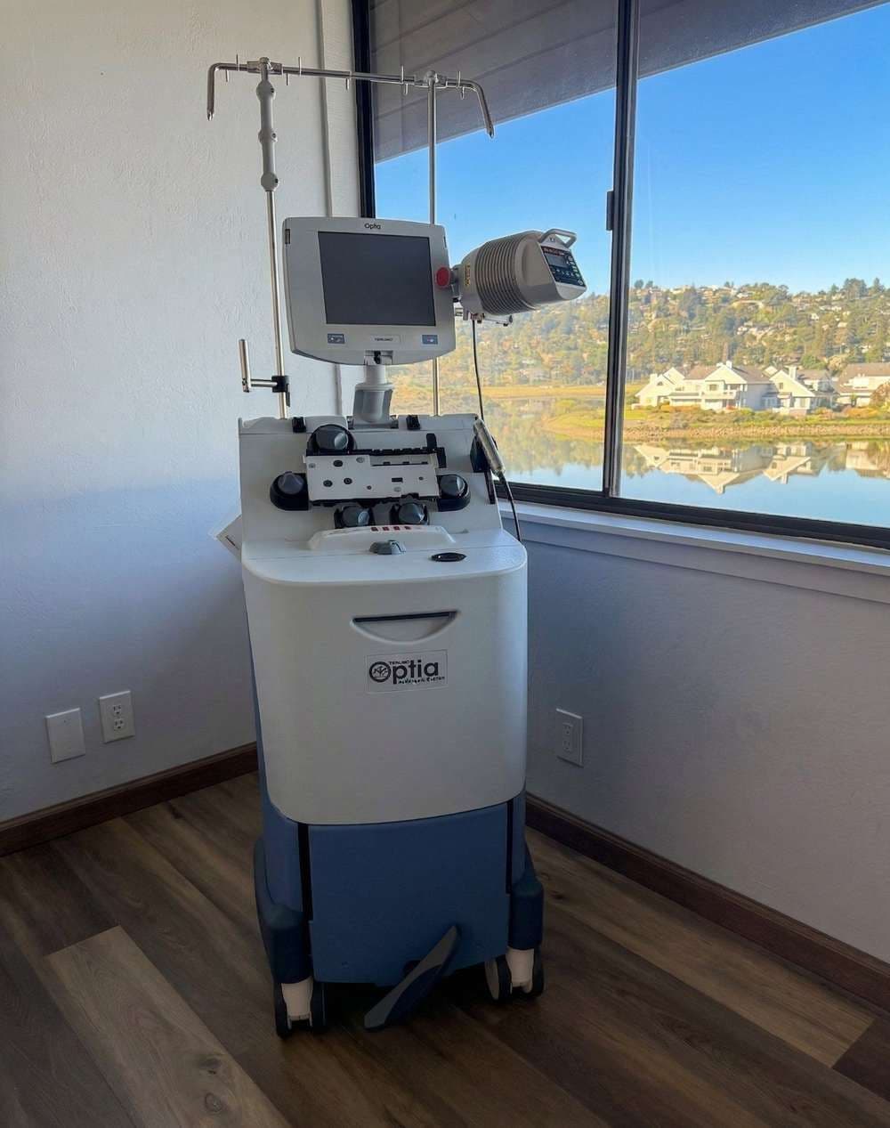 The Spectra Optia apheresis system at Global Apheresis in Mill Valley, California